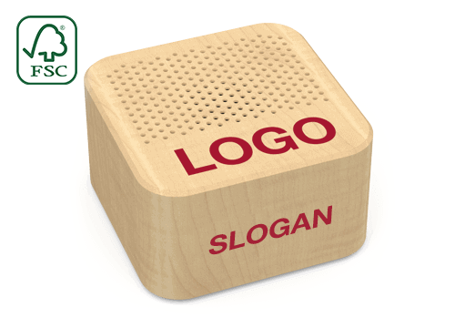 Seed - Holzlautsprecher mit Logo