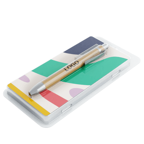 Essence - Kugelschreiber aus Bambus mit Logodruck Essence - Kugelschreiber aus Bambus mit Logodruck