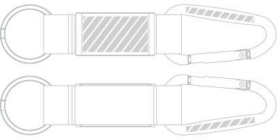 Schl&uuml;sselanh&auml;nger Siebdruck