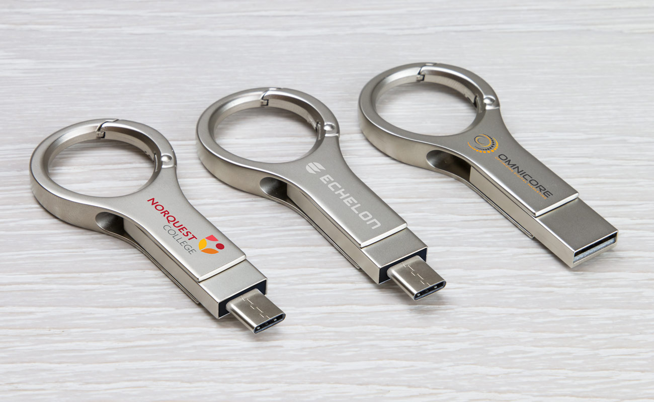 Active - USB Sticks mit Logo mit USB-C