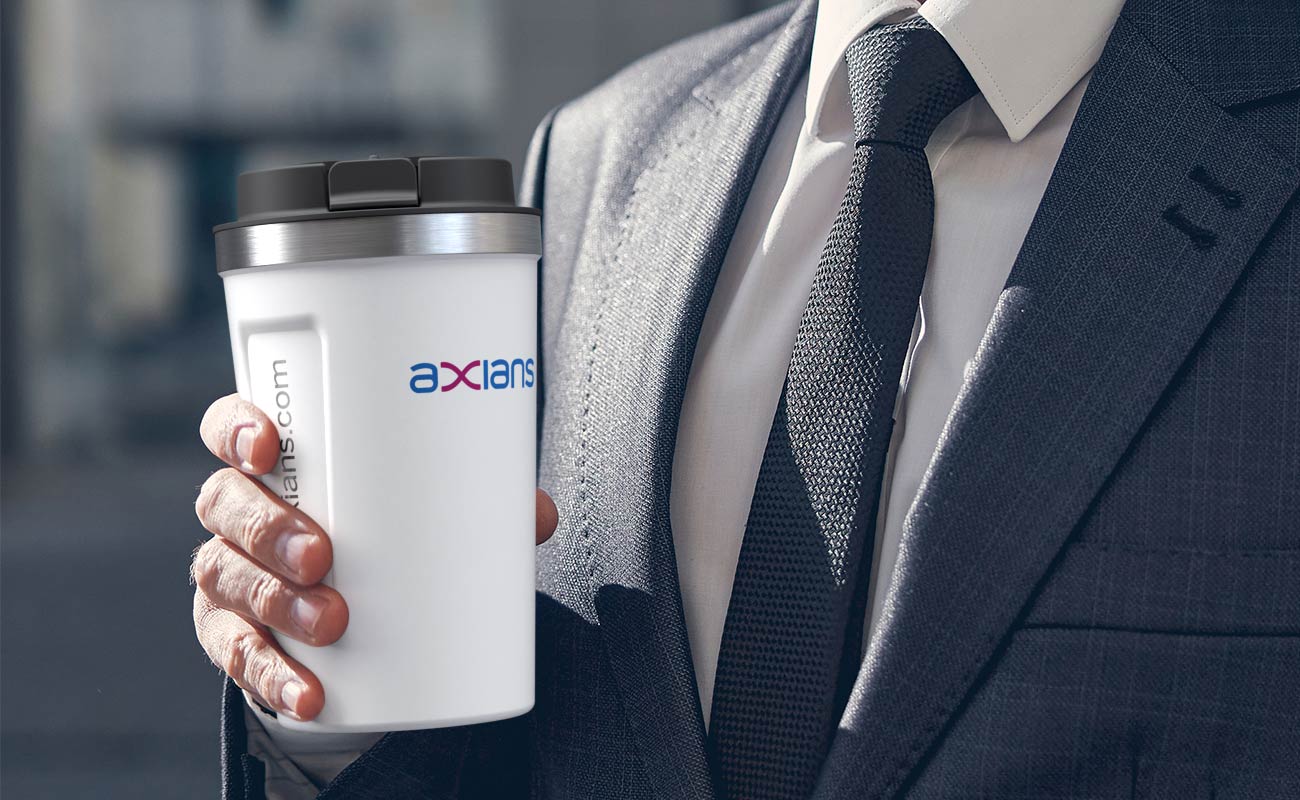 Aroma - Personalisierter doppelwandiger isolierter Reisebecher gallery thumbnail