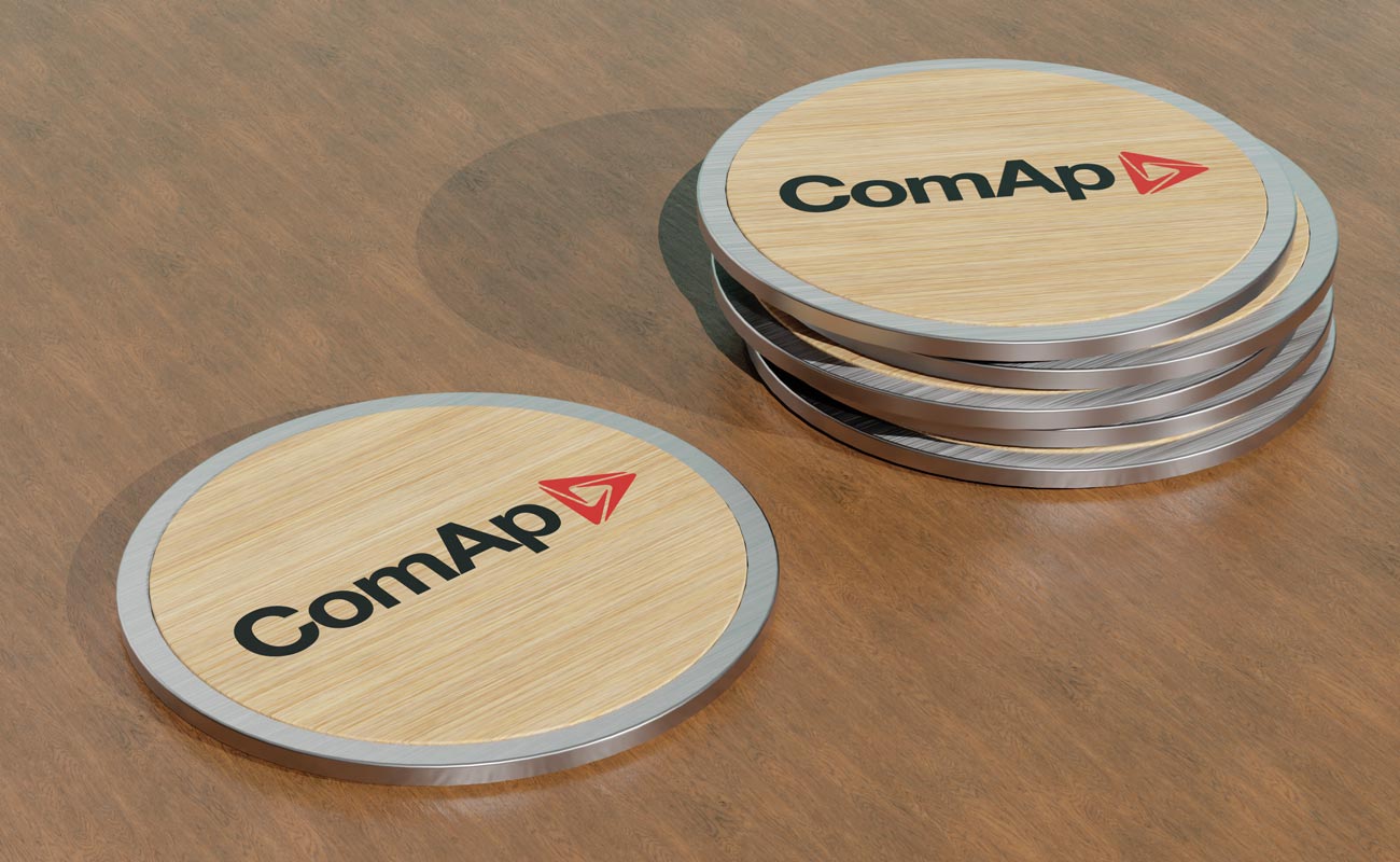 Base - Bedruckte Untersetzer aus Bambus gallery thumbnail