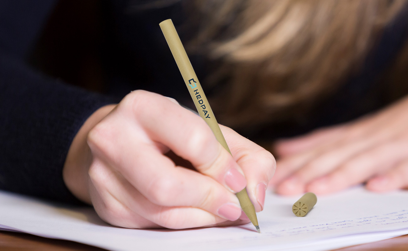 Earth - Kugelschreiber aus Karton mit Logo gallery thumbnail