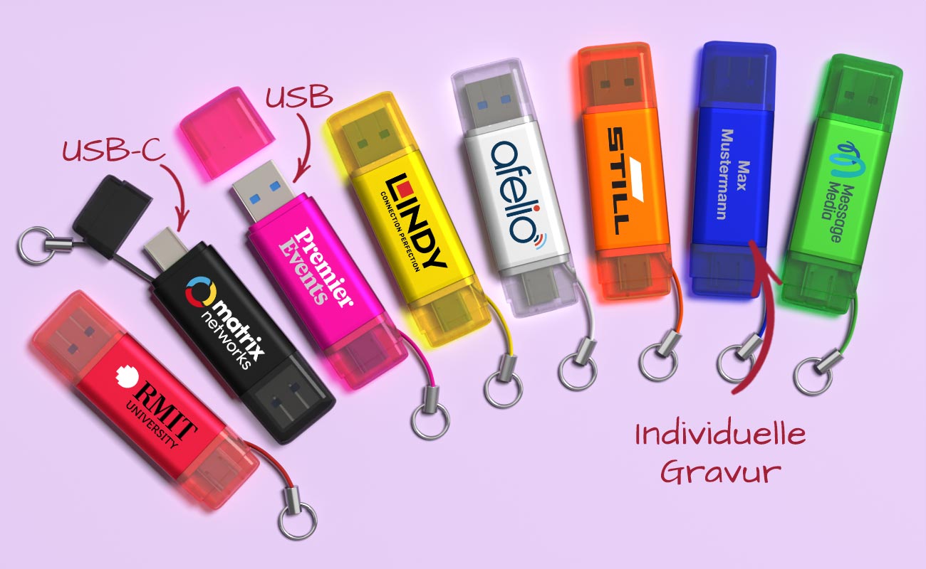 Indie - USB Sticks mit Logo