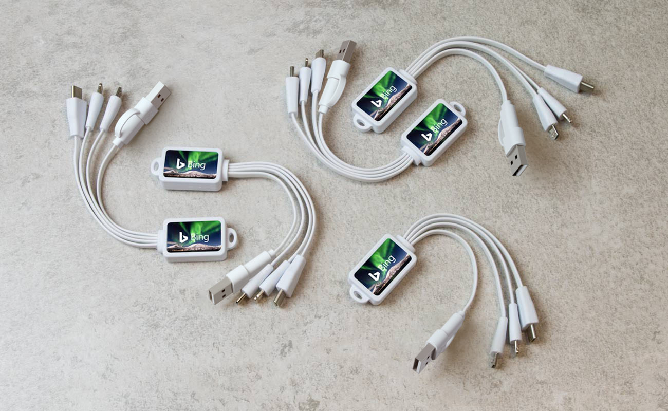 Multi - Bedrucktes Octopus USB-Ladekabel gallery thumbnail