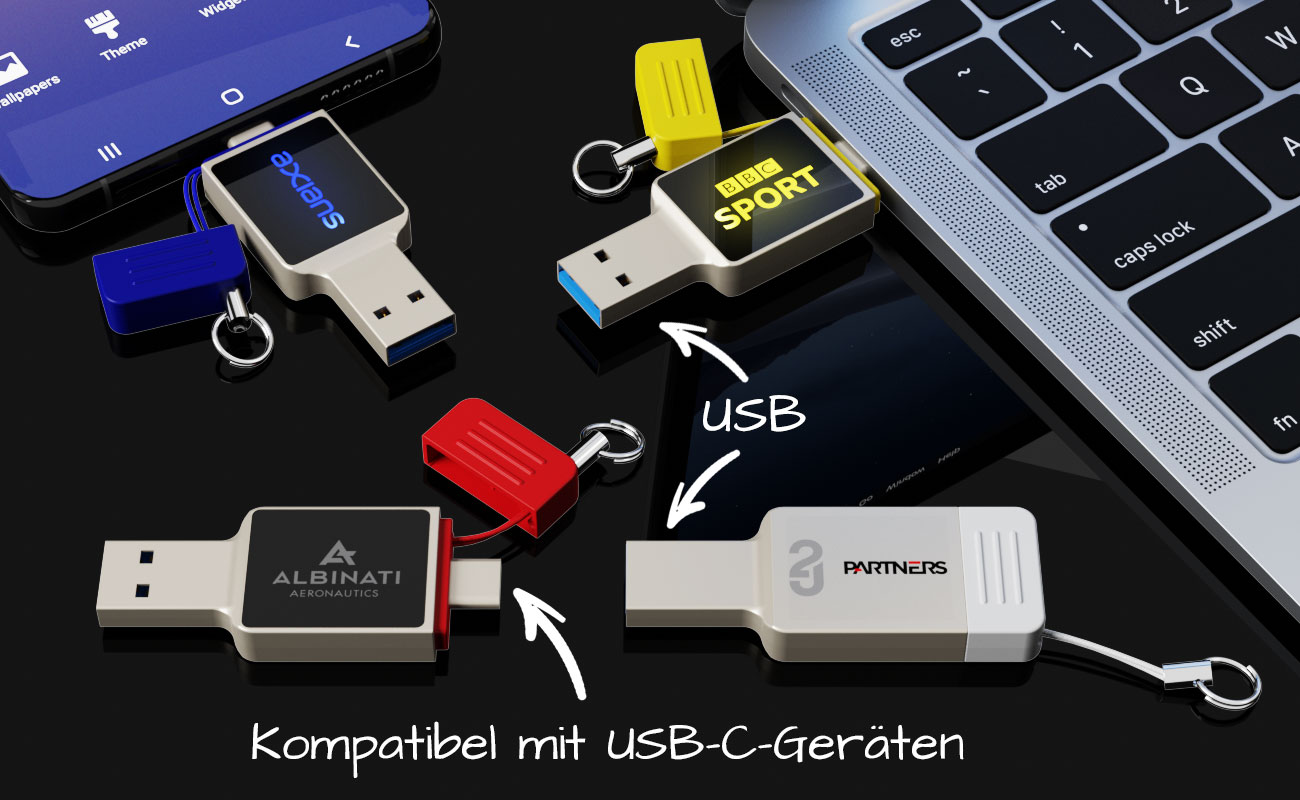 Neon - USB Sticks mit Logo