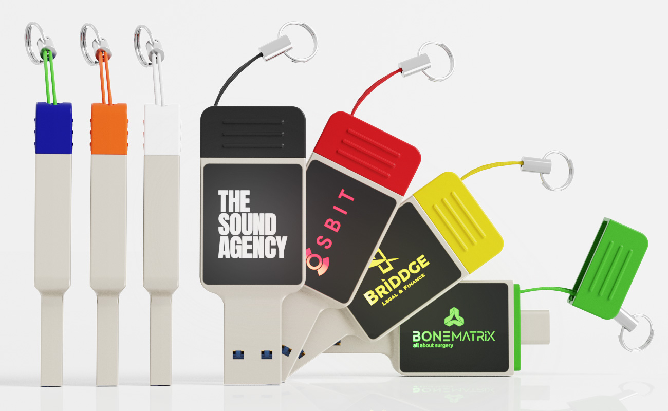 Neon - USB Stick personalisiert mit USB-C gallery thumbnail