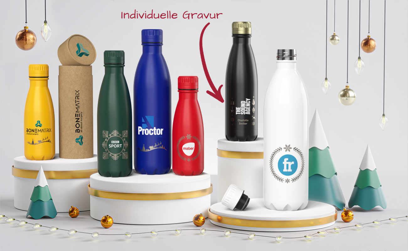 Nova Pure Christmas - Trinkflaschen Bedrucken