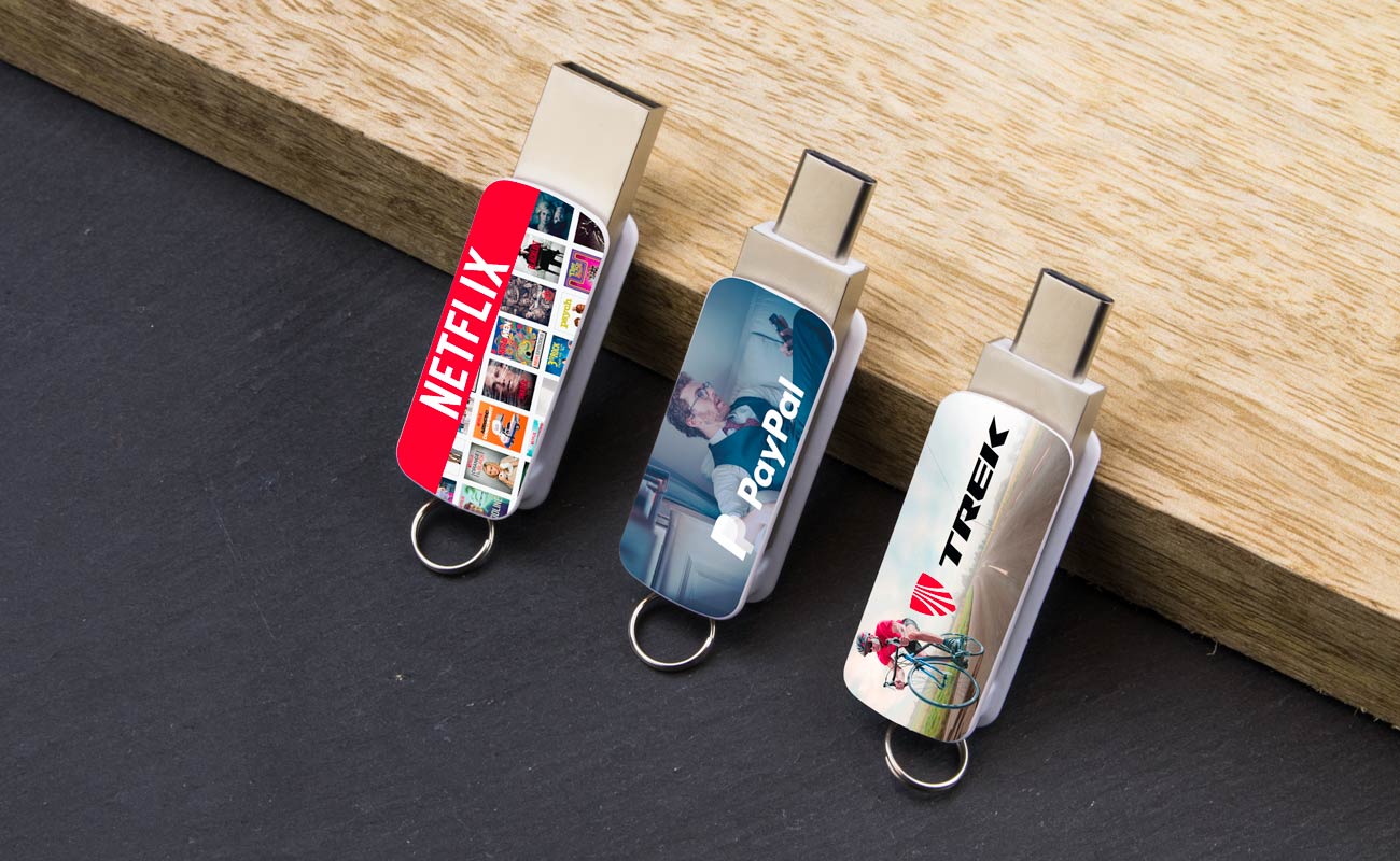 Orbit - USB Sticks mit Logo mit USB-C