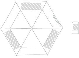 Regenschirm Fotodruck