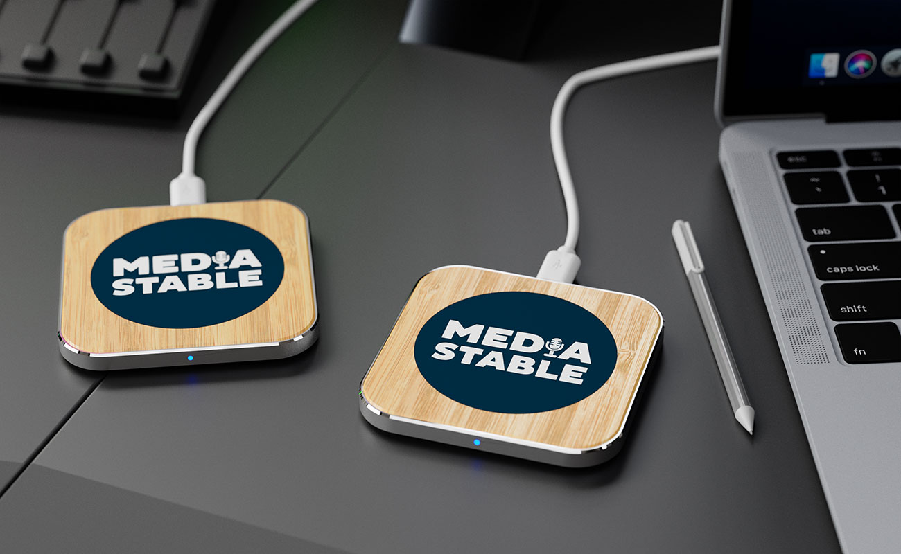 Savanna - Wireless Bambus Charger Günstig Bedrucken gallery thumbnail
