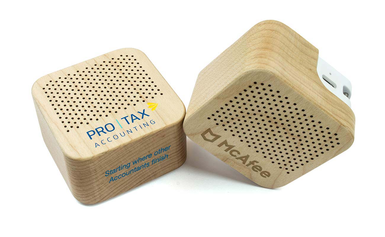 Seed - Holzlautsprecher mit Logo gallery thumbnail