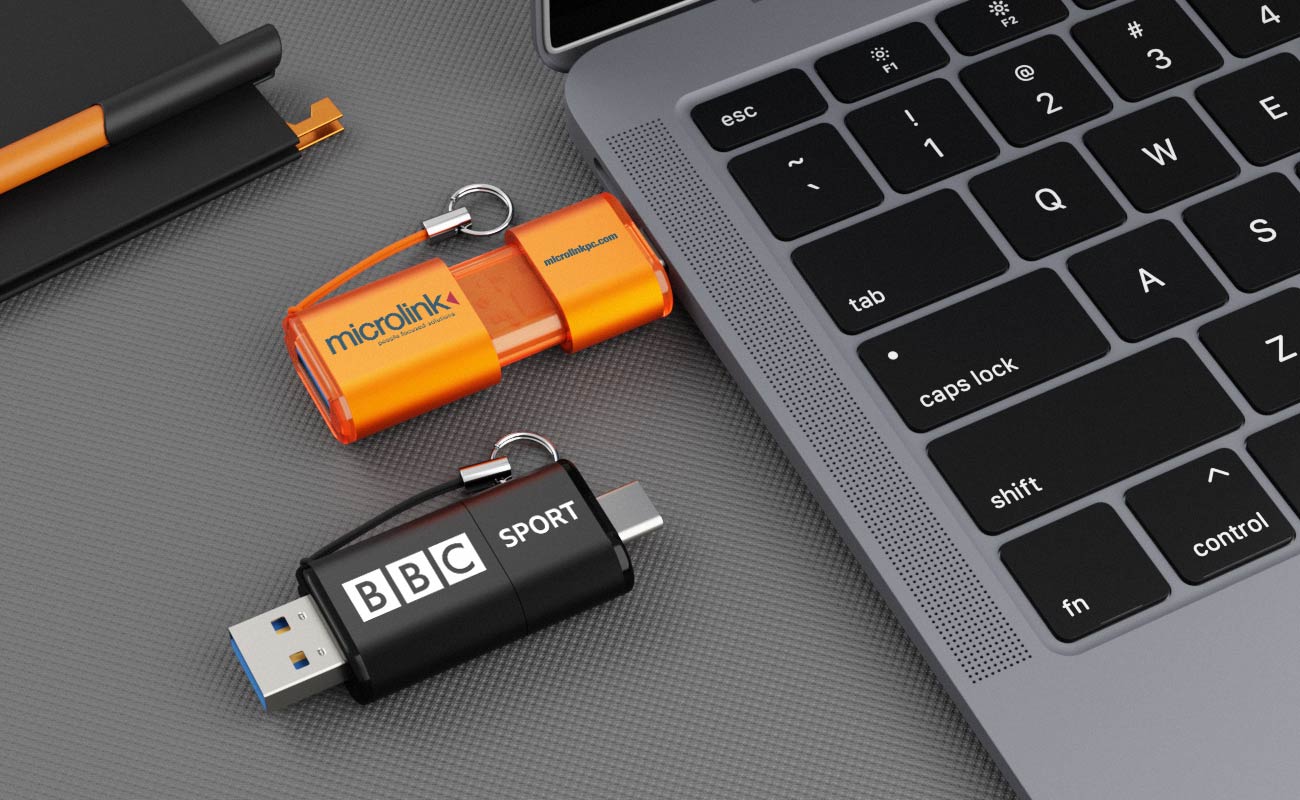 Shift - USB Stick mit Logo mit USB-C gallery thumbnail