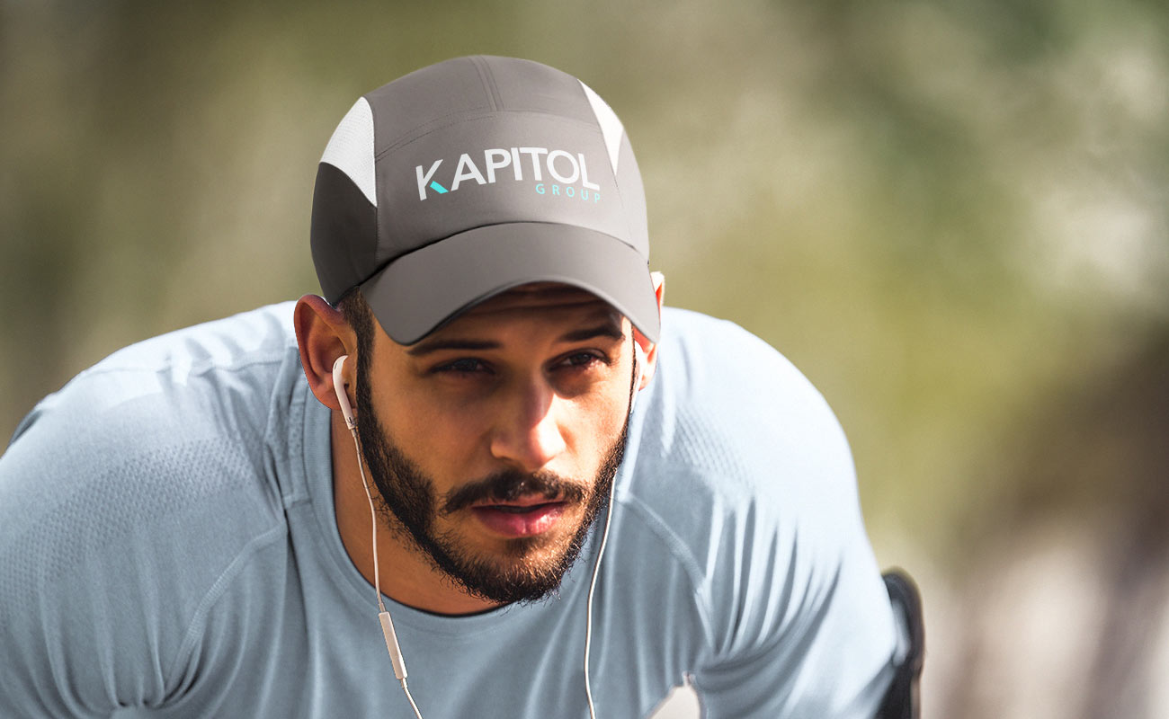 Sprinter - Bedruckte Running-Caps mit Logo gallery thumbnail