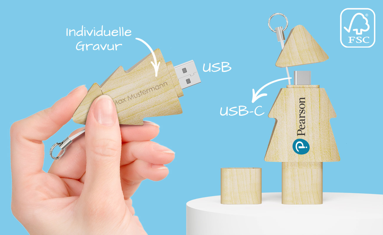 Tree Duo - USB Stick Logo Tree Duo - USB Stick Logo