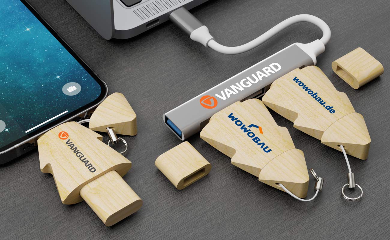 Tree Duo - USB Sticks bedrucken gallery thumbnail