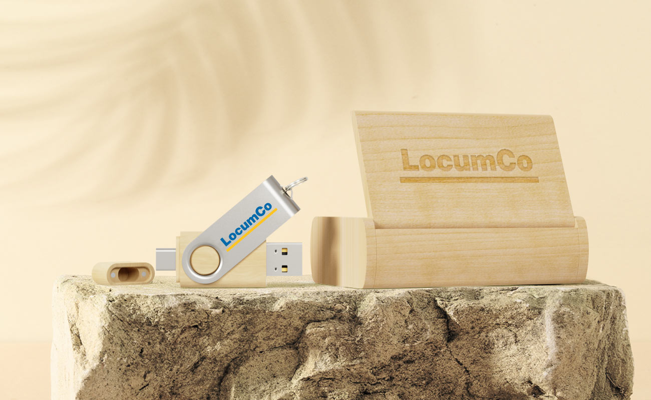 Twister Go Wood - USB Sticks bedrucken mit USB-C gallery thumbnail