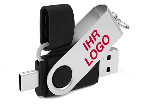 Twister Go - USB Sticks mit Logo mit USB-C Twister Go - USB Sticks mit Logo mit USB-C