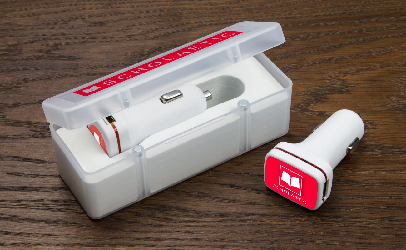 Vista - KFZ Ladegerät mit Logo gallery thumbnail